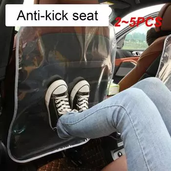 2~5 шт. 66x48 см защитный чехол для спинки автомобильного сиденья, противоударный коврик для детей, накладка на заднее сиденье, противогрязезащитная накладка, защитные чехлы для автомобиля