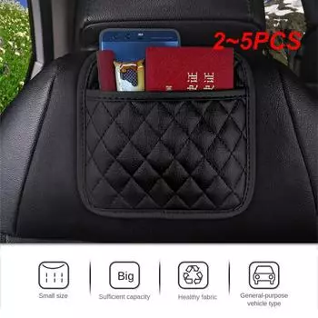 2~5 шт. автомобильных аксессуаров, здоровая ткань, функциональное универсальное решение для хранения в автомобиле, автомобильная организация, инновационная сумка для хранения