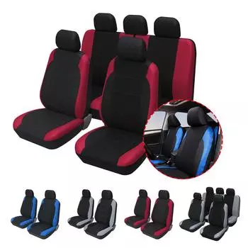 2/5 шт. чехлы на автомобильные сиденья, ламинированный материал из полиэстера, универсальный чехол на сиденье, дышащая автомобильная обивка