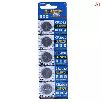 2/5 шт. Cr2032 3 В литиевая батарея для игрушечных часов, автомобильный калькулятор с дистанционным управлением