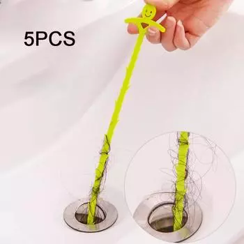 1/2/5 шт. крючок для чистки раковины ванная комната туалет ванна сливное устройство для пола небольшие инструменты домашняя канализация 1PC синий