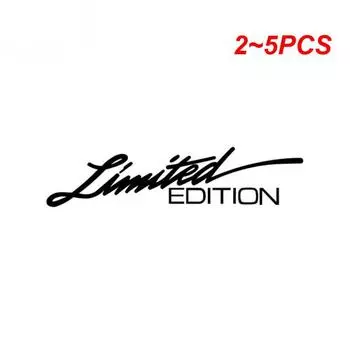 2~5 шт. наклейки на автомобиль ограниченный тираж креативные виниловые наклейки на окна автомобиля наклейка для стайлинга автомобиля черно-белая