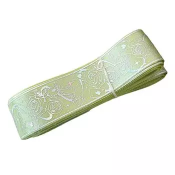 2,5 см*4,5 м/рулон упаковочные ленты декоративная упаковка подарочная коробка несколько цветов DIY мультяшная одежда Лолиты 14 цветов зелёный