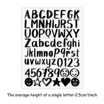 2,5 см Буквы Термотрансфер Черный Цвет A-Z Сделай сам Футболка Одежда Наклейки Толстовки Термопресс Аппликация Наклейка для термопереноса