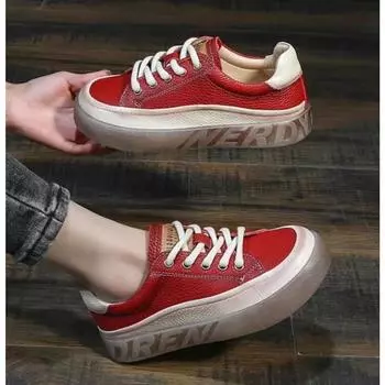 2,5 см Натуральная кожа Удобные лоферы Эргономичные Осенние Мягкие Балетки Повседневные Лоферы Летние Весенние Этническая Женская Обувь 35