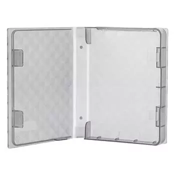 2.5 Жесткий чехол HDD SSD Антистатическая коробка для хранения дисков Ударопрочная Пылезащищенная Нескользящая Серая (Нет серый