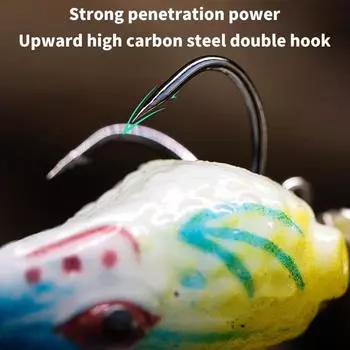 2.5Cm 3G Road Runner Bait Thunder Frog Bionic Fake Bait Toad Frog Egg Frog Fight