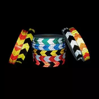 2.5cm*50m Arrow Reflective Car Tape waterproof warning Self-Adhesive Road Safety Conspicuous Reflector Sticker For Vehicle Truck