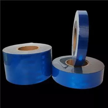 2.5cm/5cm/10cm Blue Micro Reflective Tapes High Intensity Retro Adhesive Strips Waterpoof Safety Warning Reflectors Car Stickers