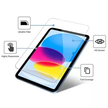 2.5D защитная пленка для iPad 10-го поколения с диагональю 10,9 дюйма (2022) Закаленное стекло для iPad 10 2022 Защитная пленка против царапин iPad 10th Gen 10.9‘’ чистый