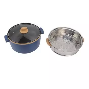 2.5L электрическая плита пищевая 800W многофункциональная двухслойная регулируемая портативная электрическая горячая L