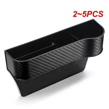 2~5PCS Car Seat Crevice Storage Box Seat Gap Slit Pocket Catcher Organizer Universal Car Seat Organizer Card Phone Key Holder