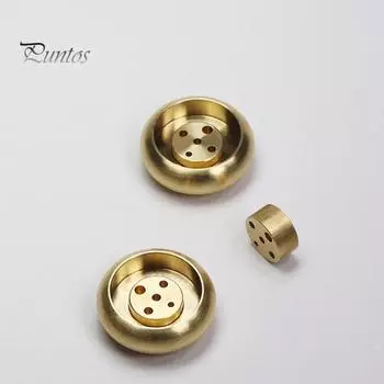 2/5 шт. медный держатель для благовоний, держатель для горящих ароматических палочек с пятью отверстиями, мини-украшение для курильницы, чтобы уменьшить беспокойство, поднос для благовоний для палочек и обратного потока 2pcs