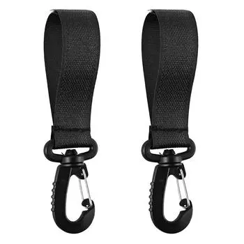 2/5 шт. многофункциональные крючки для детской коляски, зажимы, пластиковая вешалка для автомобильной коляски, подвесной детский органайзер с застежкой-петлей