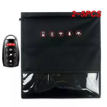 2~5PCS Storage Bag Ensure Privacy Durable Radiation Protection Wallet Bag Car Key Bag Best Seller Anti-positioning Storage Bag