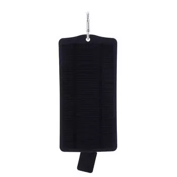 2.5W 5V Солнечная панель Фотоэлектрические элементы USB Водонепроницаемый Портативный телефон Зарядное устройство Солнечное зарядное устройство для батареи 3.7-5V чёрный