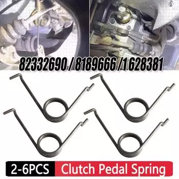 2-6 шт. Возвратная пружина педали сцепления 82332690 8189666 1628381 для грузовиков Volvo FH12 FH16 FH565 FM10 FM12 FM7 FM9 NH12 NH565