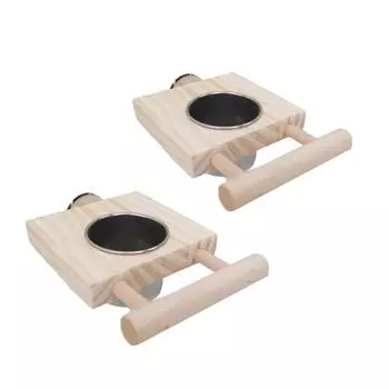 2-6 шт. в упаковке, прочные и простые в установке чашки для кормушек для корелл и волнистых попугаев 2 Pcs