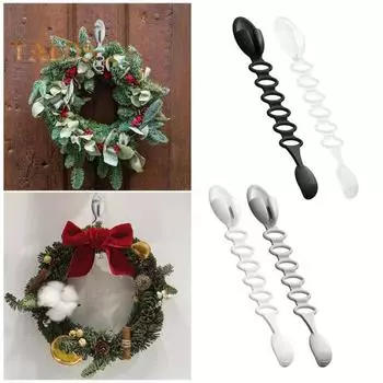 2/6 шт. вешалка для рождественской гирлянды, регулируемые крючки для держателя для гирлянды на мантии, завязки для рождественской гирлянды, многоразовые силиконовые клейкие ремни 2pcs серый