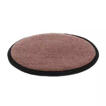 2-6pack Cotton Brown Office Home Chair Cushion Dining Chair Pads Round 40cm 2 Pcs