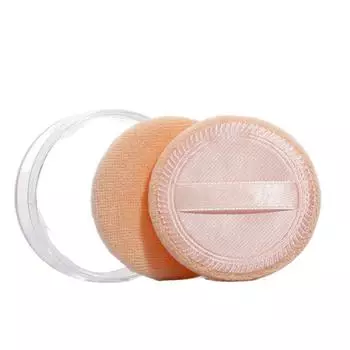 2/6Pcs Round Makeup Powder Puff Soft Small Velvet Cosmetic Puff Foundation Sponge Cotton Cloth Pads Loose Powder Puff Women