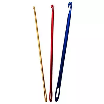 2.75/4.0/6.0 мм Афганский тунисский алюминиевый крючок для вязания своими руками швейная игла