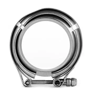 2,75-дюймовая выхлопная труба турбонаддува из нержавеющей стали V-образный хомут, комплект из 2 фланцев
