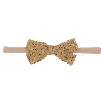 2,7-дюймовые эластичные повязки для волос для новорожденных, кружевные банты для волос, детская повязка на голову для девочек, нейлоновые повязки на голову, тюрбан, детские аксессуары для волос