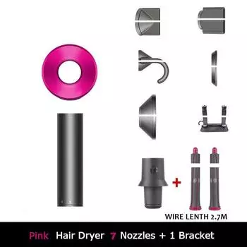 2.7m Hair Dryer High-Speed Anion 110000rpm Hair Care Hairdryer Noise Reduction Constant Temperature Hot Cold Wind Hair Dryer EU