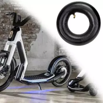 2,80/2,50-4 2,80-4 2,50-4 резиновая внутренняя надувная камера для замены шин TR87 с изогнутым выносом, черный газон