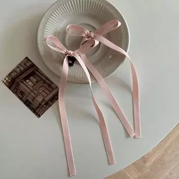 2/8 шт. Модные простые заколки для волос с бантом-лентой для женщин, девушек, для вечеринок, аксессуары для волос