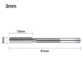2-8мм Прямая развертка H7 Патронная развертка Твердосплавный режущий инструмент Металл 3mm