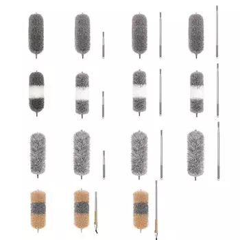 2.8MВыдвижная щетка для чистки пыли в зазорах, гибкая щетка для чистки пыли для дивана, выдвижная щетка для чистки пыли, бытовой инструмент для чистки окон A