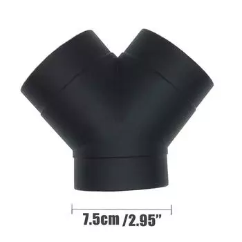 2,95 дюйма Y-образный воздуховод колено патрубок выход выхлопной соединитель