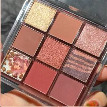 2/9/12/15/18/20 цветной лоток для теней для век, матовая палитра теней для век, блестящие тени для век, водостойкие тени для век