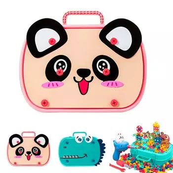 2 электрических 479 очков Ролевая игра Электрическая отвертка Игрушечный набор плотника Обучающая игрушка Костюм для мальчиков DIY Плотник Мальчики DIY Плотник Набор STEM 3D