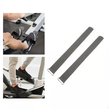 2 эллиптических тренажера с ремнями для педалей для тренировки ног, практичное оборудование для фитнеса