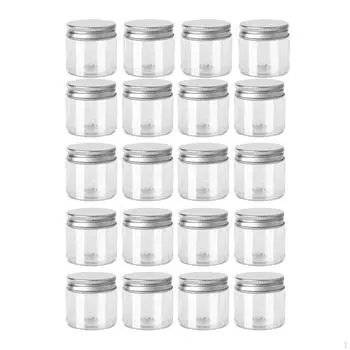 2 банки по 10 штук, пустой косметический контейнер емкостью 150 мл с крышками, многоразовые бутылки,