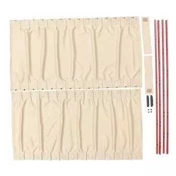 2 Beige VIP Car SUV Window Mesh Style Curtain Sunshade Visor UV Block Universal