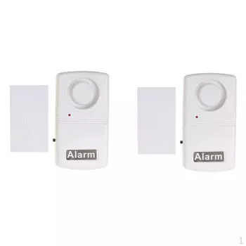 2 беспроводных датчика движения, охранная сигнализация для домашней безопасности с громкой сиреной 120 дБ