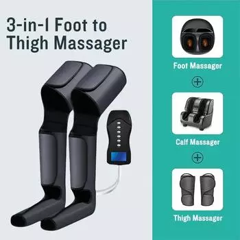 2 беспроводных массажера для ног и резинки для ног для улучшения кровообращения и снятия боли, массажер для всей ноги для спортсменов, бегунов и велосипедистов 2