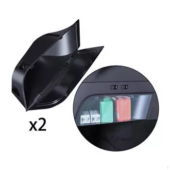 2 боковых ящика для хранения в заднем багажнике автомобиля, верхний органайзер, лоток, прочная доска, для