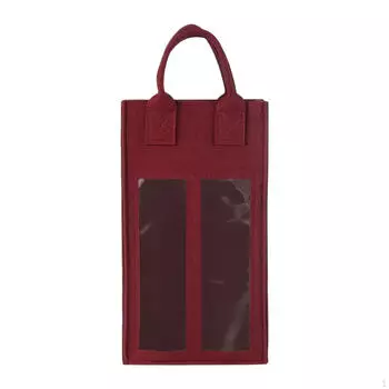 2 бутылки вина Подарочный пакет Бутылка фетровая сумка для Валентина Свадьба День рождения вино красного