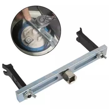 2 челюстных гаечных ключа, инструменты для автомобильного масляного бака, рычаг для снятия крышки топливного насоса, сменный гаечный ключ, фиксатор, аксессуары для мотоциклов, универсальные чёрный