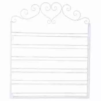 2 цвета 6 ярусов Польский настенный органайзер Стойка Инструмент для демонстрации красоты ногтей Подставка-полка для держателя бутылочек White