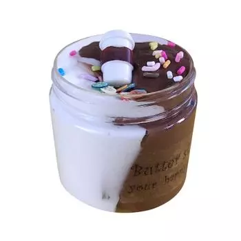 2 цвета Cloud Slime Kit Супер мягкий DIY Butter Slime нелипкий Slime Cup игрушка Лучшие подарки безопасность нетоксичный для мальчиков и девочек Pink and White