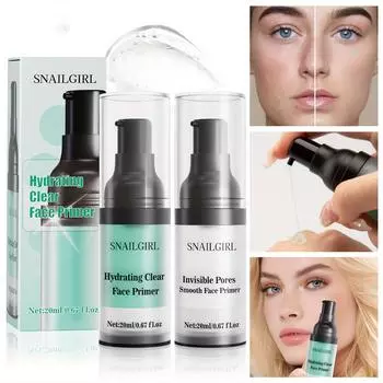 2 цвета гель для макияжа, консилер, увлажняющий невидимый гель для грунтовки пор, жидкость для грунтовки перед макияжем