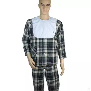 2 цвета, обеденный фартук для взрослых для людей с ограниченными возможностями, короткий водонепроницаемый фартук