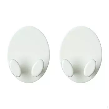 2 держателя для бадминтонных ракеток, монтируемые на стену, для легкой установки в игровых зонах белый