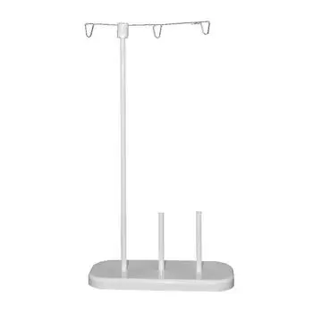 2 держателя катушек ниток для квилтинга Легкая подставка-органайзер Проволочная стойка Кронштейн Устойчивая опорная линия Только вышивка